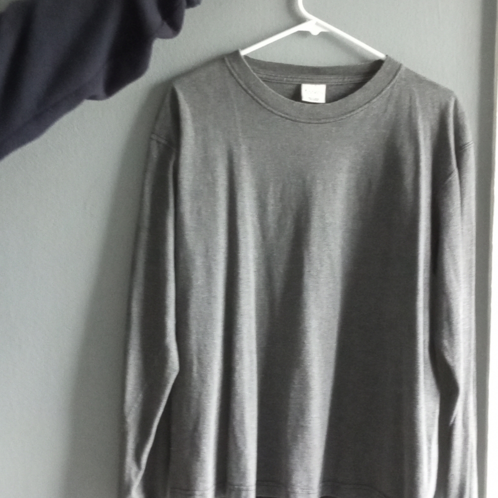 Jockey Gray Long Sleeve Tees
